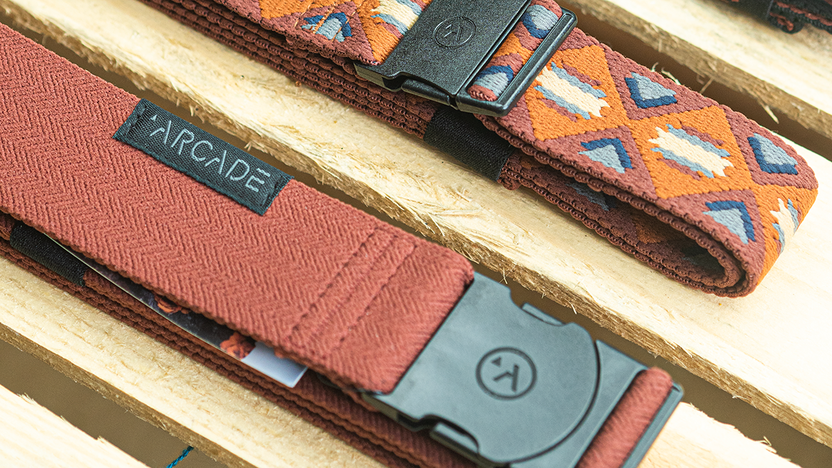 ARCADE Ranger Belt (3,9 cm) Vermilion - Pasek elastyczny pasek do spodni